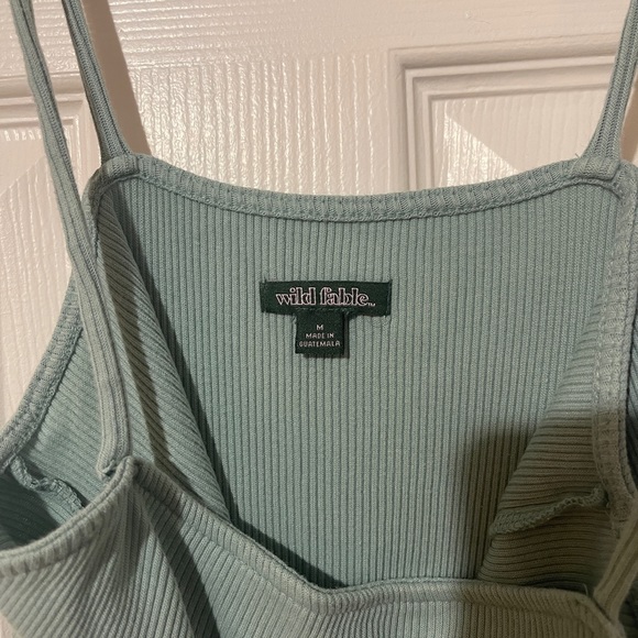 green tie-strap dress - Picture 3 of 3